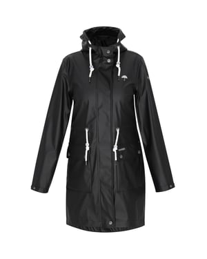 Schmuddelwedda Mantel Frauen Schwarz