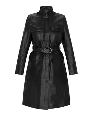 Dreimaster Mantel Frauen Schwarz