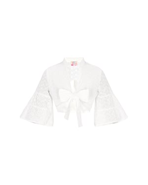 IZIA Bluse Frauen Weiß