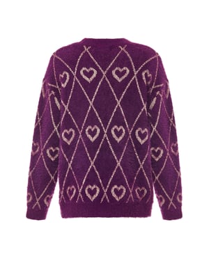 Mymo Pullover Frauen Lavendel