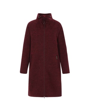 Schmuddelwedda Jacke Frauen Burgunder Melange