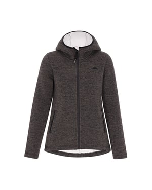 Schmuddelwedda Jacke Frauen dunkelgrau meliert