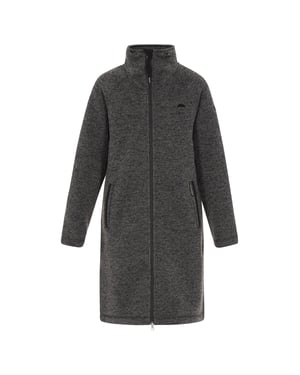 Schmuddelwedda Jacke Frauen dunkelgrau meliert