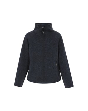 Schmuddelwedda Jacke Frauen marine meliert