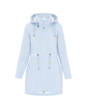 Schmuddelwedda Jacke Frauen hellblau meliert