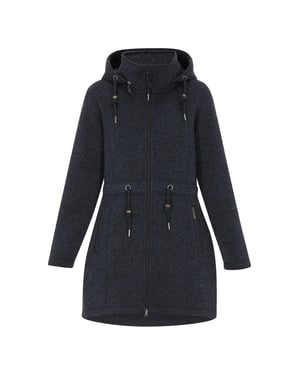 Schmuddelwedda Jacke Frauen marine meliert