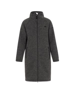 Schmuddelwedda Jacke Frauen dunkelgrau meliert