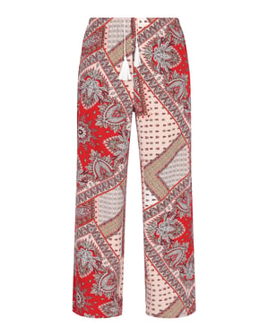 usha Hose Frauen rot mehrfarbig