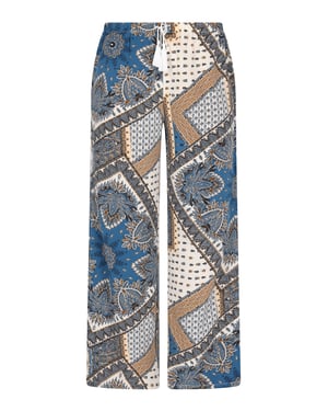 usha Hose Frauen blau mehrfarbig