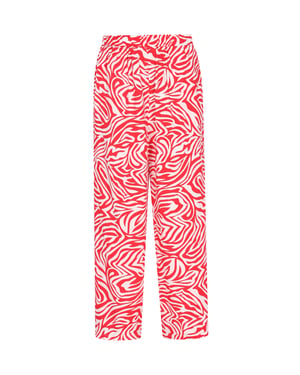 Mymo Hose Frauen weiß rot
