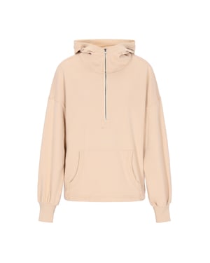 Mymo Sweatshirt für Damen, Kapuzensweat/Basic-Sweatshirt - Beige