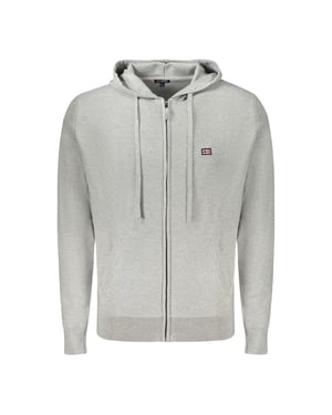 Zip-Up Strickhoodie im lässigen Stil