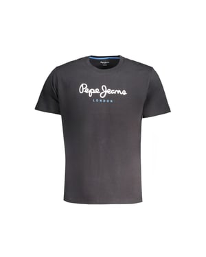 Rundhals T-Shirt mit kurzen Ärmeln