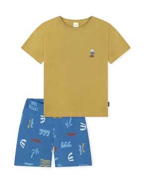 Schiesser Jungen Pyjama NightwearSchlafanzug, Pyjama Set, Nachtwäsche