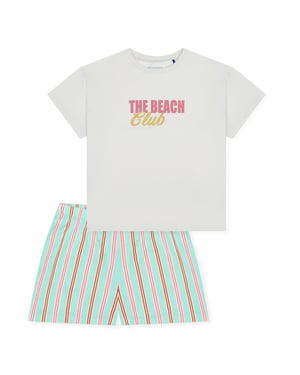 Schiesser Mädchen Pyjama NightwearSchlafanzug, Pyjama Set, Nachtwäsche