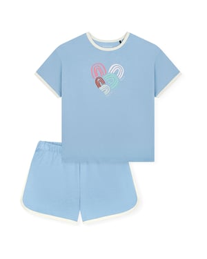 Schiesser Mädchen Pyjama NightwearSchlafanzug, Pyjama Set, Nachtwäsche