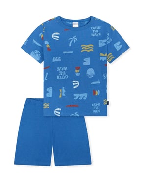 Schiesser Jungen Pyjama NightwearSchlafanzug, Pyjama Set, Nachtwäsche