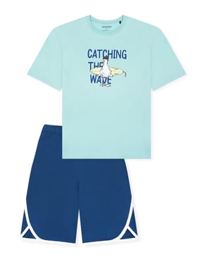 Schiesser Jungen Pyjama NightwearSchlafanzug, Pyjama Set, Nachtwäsche