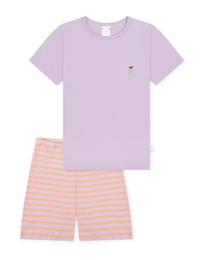 Schiesser Mädchen Pyjama NightwearSchlafanzug, Pyjama Set, Nachtwäsche