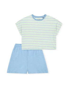 Schiesser Mädchen Pyjama NightwearSchlafanzug, Pyjama Set, Nachtwäsche