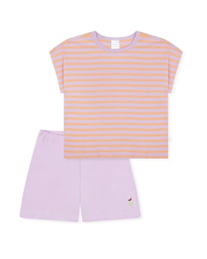 Schiesser Mädchen Pyjama NightwearSchlafanzug, Pyjama Set, Nachtwäsche