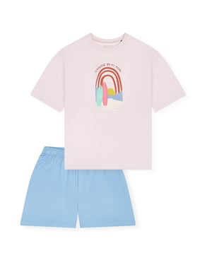 Schiesser Mädchen Pyjama NightwearSchlafanzug, Pyjama Set, Nachtwäsche