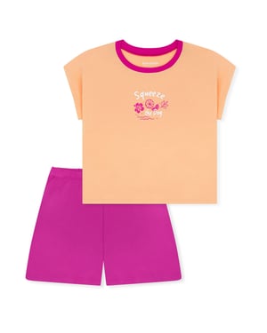 Schiesser Mädchen Pyjama NightwearSchlafanzug, Pyjama Set, Nachtwäsche