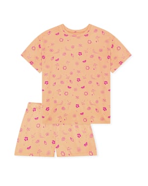 Schiesser Mädchen Pyjama NightwearSchlafanzug, Pyjama Set, Nachtwäsche