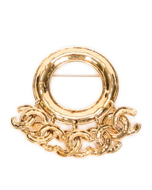 CC Brooch Brosche