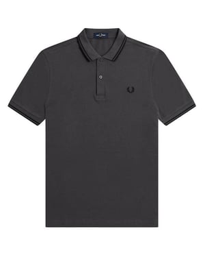 Fred Perry - Poloshirt für Herren (Schwarz/Grau)