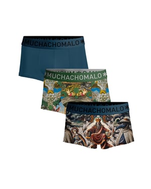 Muchachomalo Herren Boxershorts – 3 Stück – Herren Unterhosen