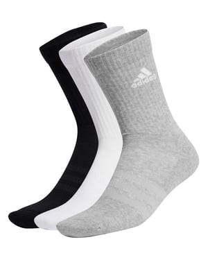 Adidas | Herren gepolsterte Crew-Socken, 3er-Pack