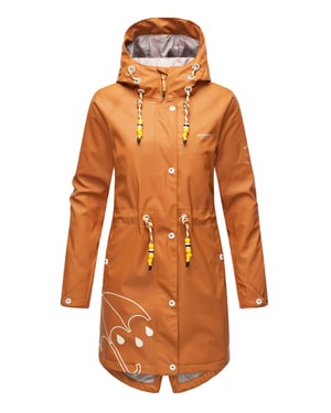 Navahoo Regenjacke „Dancing Umbrella“, wasserdicht mit Kapuze - Braun