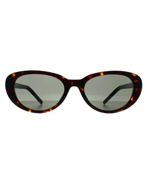 Saint Laurent Cat‑Eye-Sonnenbrille, dunkel gefleckt, Modell SL M154 - Braun