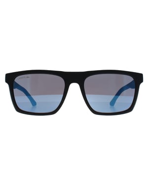 Lacoste Rectangle Mens Matte Schwarz Blau L957S