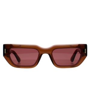 Calvin Klein Rectangle Unisex Transparent Braun Rosa Dunkel Lila CK24500S