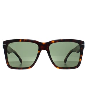 Hugo Boss Rectangle Herren Havanna Grün BOSS 1745/S