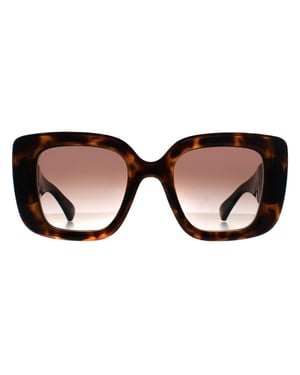 Gucci Square Damen Havanna Braun Farbverlauf GG1975S