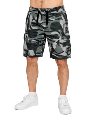 Enzo | Herren Camouflage Cargo-Shorts