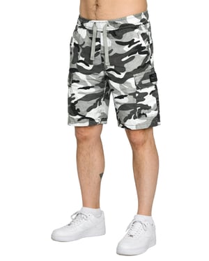 Enzo | Herren Camouflage Cargo-Shorts