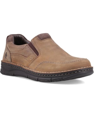 Hush Puppies Franco Slipper aus Leder für Herren in Tan-Farbe
