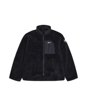 Reebok - "Double Monkey" Fleecejacke für Damen (Schwarz)
