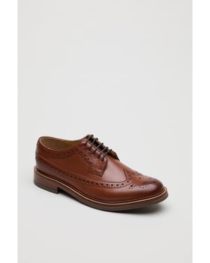 Chapman & Moore Longwing Brogue Country Leder Herren Schuhe in Beere