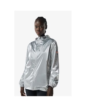 Hunter Packable Unisex Erwachsene Silber Regenjacke