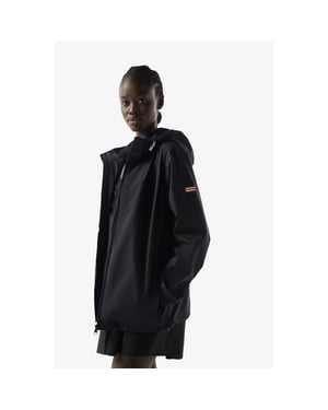 Hunter Packable Regenjacke Unisex Erwachsene Schwarz