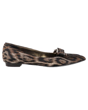 Lanvin spitze Loafer aus Polyester mit Tiermuster