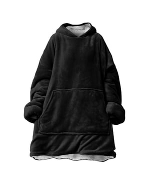 "Pure Black" Kuschelpullover Huggie