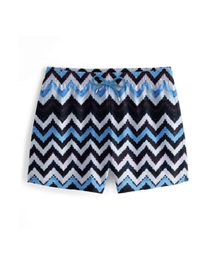 "Blue Fiesta" Badeshorts