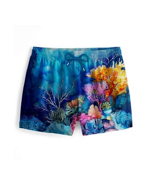 "Reef Coral" Badeshorts