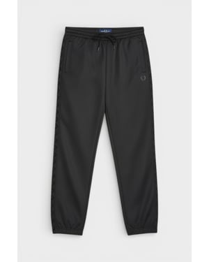 Fred Perry Herren Saisonale Taped Track Pant Schwarz